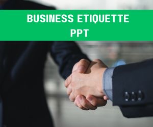 Business Etiquette PPT image