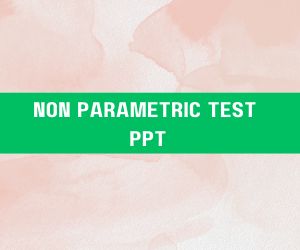 Non Parametric Test PPT image