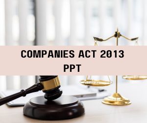 Companies Act 2013 PPT image