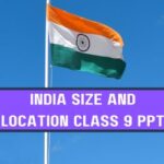 India Size and Location Class 9 PPT image