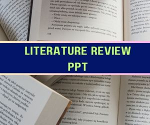 Literature Review PPT image