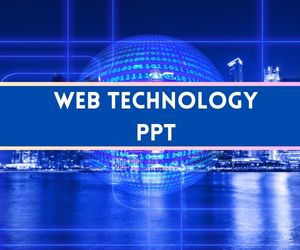 Web Technology PPT image