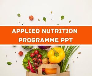 Applied Nutrition Programme PPT image