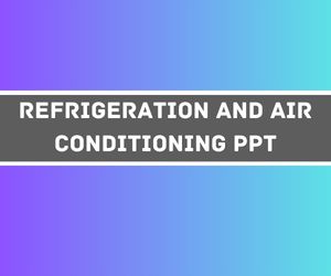 Refrigeration and Air Conditioning PPT image