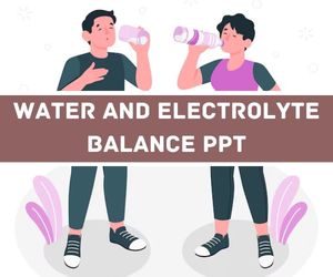 Water And Electrolyte Balance PPT image